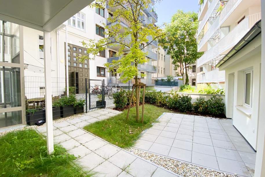 Erstbezug Gartenwohnung in den ruhigen Innenhof | 1 Min. zur U3 Kardinal-Nagl-Platz | 6 Min. in den Stadtpark, Belvedere, Prater sowie 1. Bezirk, Wohnung-kauf, 595.000,€, 1030 Wien 3., Landstraße