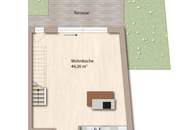 Ruhe, Grün &amp; Luxus: 4-Zimmer- Maisonette mit 172 m² Garten und Pool