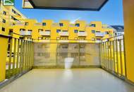 LEO 131 - Sonnige Wohnung mit Hof-Balkon im Niedrigenergiehaus! Anbindung zum Bahnhof Floridsdorf, Grünflächen und Siemens in der Nähe!