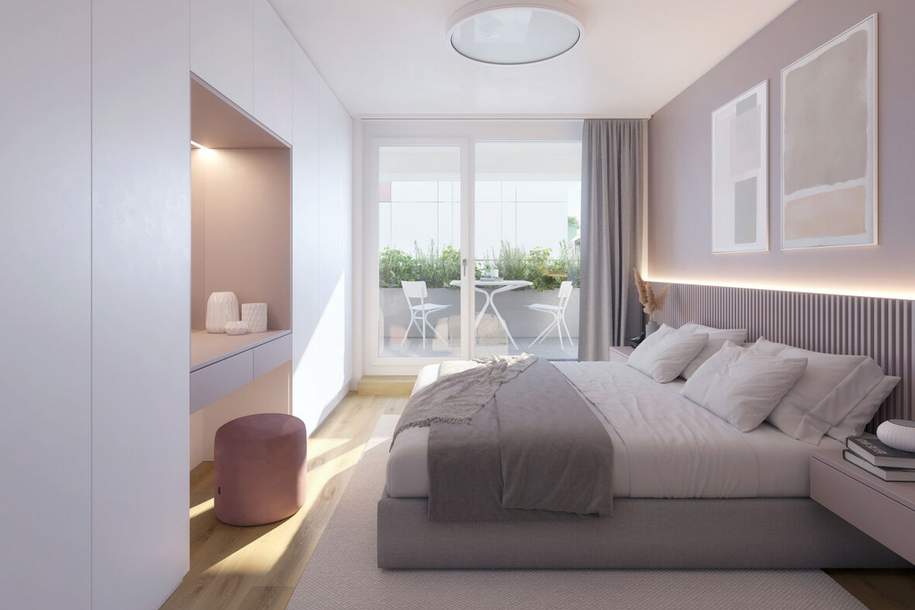 zu Vermieten! Bezugsfertig August 2026! helle und gut geschnittene 3 Zi Wohnung mit Loggia_Top 1_EDMUND, Wohnung-miete, 1.559,28,€, 1210 Wien 21., Floridsdorf