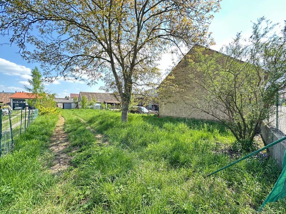 "Sonniger Baugrund mit Ackerbonus"
