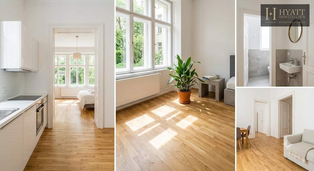 Exklusives Altbau-Anlage-Juwel am Naschmarkt: Ruhige Hoflage trifft urbane Perfektion