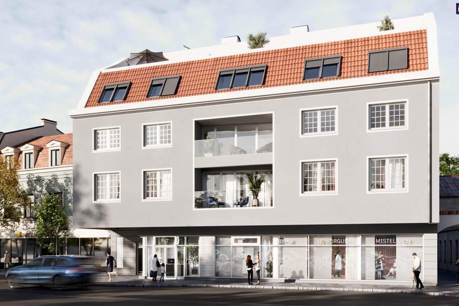 ZUM JUNGBRUNNEN! Home Sweet Home - Erleben Sie in neues Lebensgefühl! Beste Infrastruktur + Hochwertige Materialien + Garagenplatz optional!, Wohnung-kauf, 276.250,€, 2130 Mistelbach