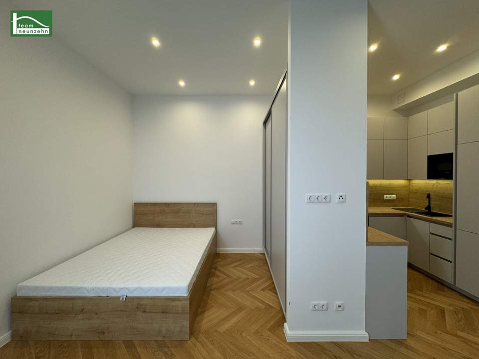 All inclusive Miete - perfekt aufgeteilte 1-Zimmer Wohnung - möbliert - 6 Monate befristet. - WOHNTRAUM
