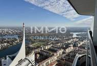 Exklusive 120m² Luxuswohnung mit 20m² Balkon & atemberaubendem Kahlenberg-Blick im 45. Stock
