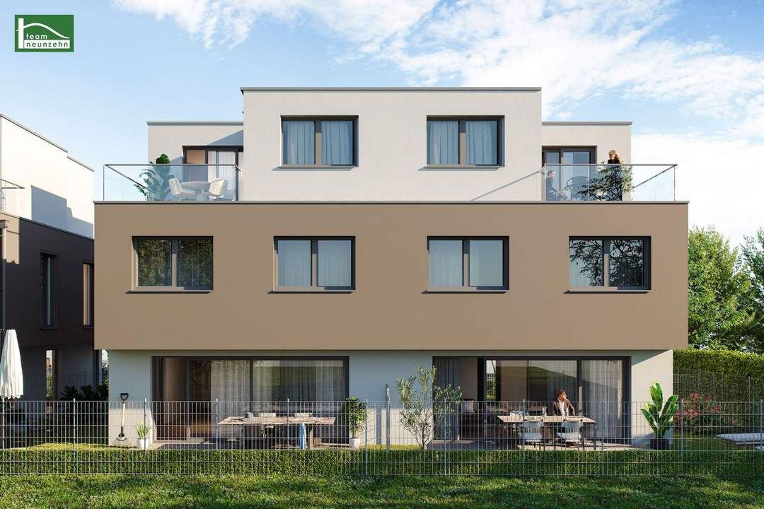 Ihr neues Zuhause in Wien Hirschstetten: Stilvolle Doppelhaushälfte mit großzügiger Freifläche!