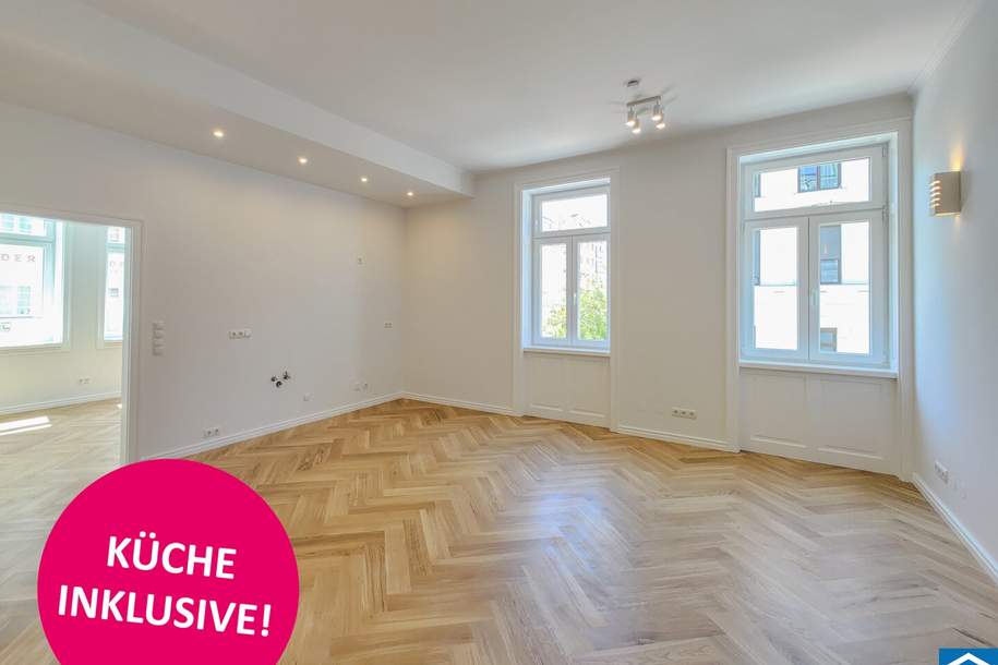 Historischer Charme trifft modernen Ausbau! - jetzt inklusive Küche!, Wohnung-kauf, 369.000,€, 1220 Wien 22., Donaustadt