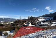 *** TOP ANGEBOT 1134m² Baugrundstück 572/3 in Krieglach: Ruhige, Erhöhte Lage mit wundervollem Ausblick ***