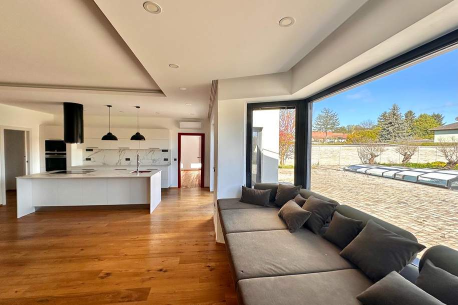 Hochwertig. Modern. Anders. – Exklusives Einfamilienhaus mit Pool!, Haus-kauf, 2275 Mistelbach