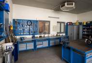 HALLE MIT BÜRO, WERKSTATTBEREICH & GROßEM 3-M-TOR