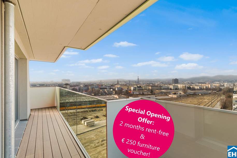 Top-Ausstattung trifft Design: Wohnen auf höchstem Niveau, Wohnung-miete, 1.170,40,€, 1200 Wien 20., Brigittenau