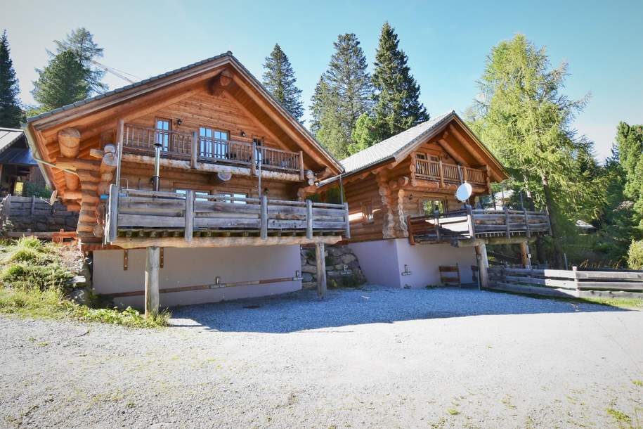 Ein exklusives Ensemble von drei außergewöhnlichen Rundholz-Chalets, Haus-kauf, 8862 Murau