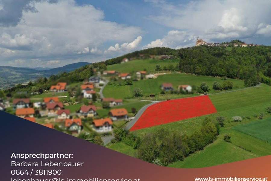 Wohnen am Pöllauberg! Bauplätze in bester Lage mit Aussicht und Lebensqualität!, Grund und Boden-kauf, 40.100,€, 8225 Hartberg-Fürstenfeld