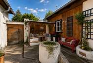 Landhausstil | uneinsehbarer Innenhof u. überdachte Pergola | romantischer Garten | Schwedenofen | freistehende Badewanne