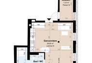 Geförderte Altbauwohnung im 3. Stock mit 1 Zimmer
