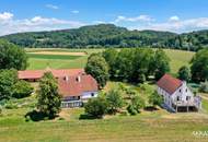 Historisches Anwesen I Herrenhaus I Reitstall I 10 Hektar Grund I Nähe Graz