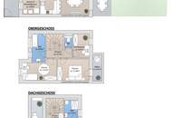 Fertiggestellt &amp; bezugsbereit | 5-Zimmer Neubau-Reihenhaus mit ca. 50m² Eigengarten | Hofruhelage | Luftwärmepumpe