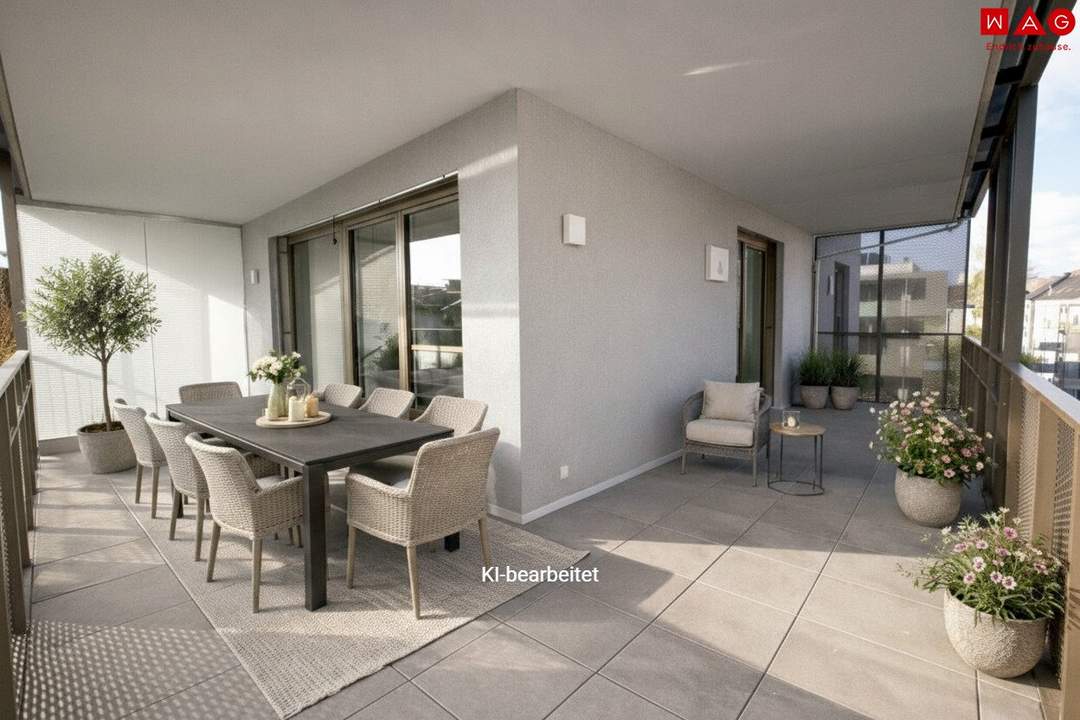Modernes und nachhaltiges Wohnen in nachgefragter Zentrallage inklusive XL-Balkon und innovativem Energiekonzept