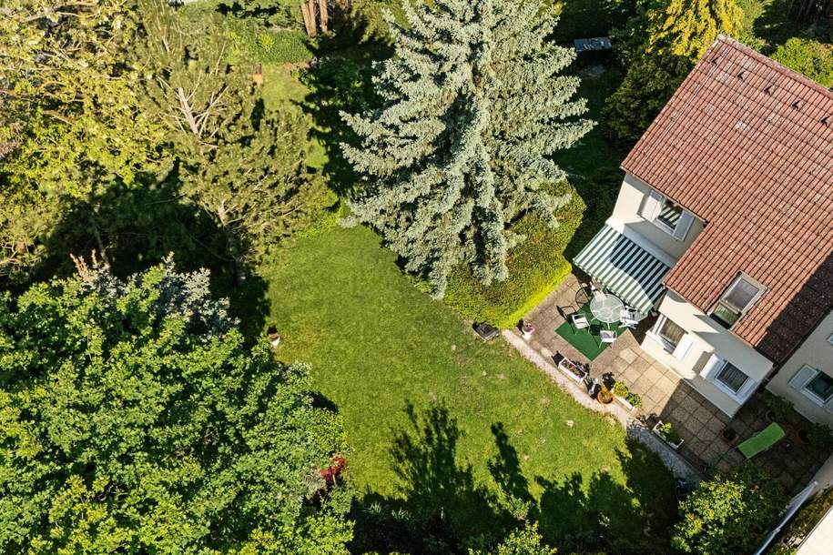 Reiheneckhaus in Bisamberg : 4 Zimmer, 1160m2 Garten & 2 Terrassen , Garage.....Ihr Zuhause!, Haus-kauf, 850.000,€, 2102 Korneuburg