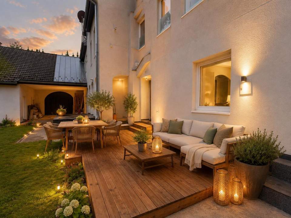 " Gartenwohnung - 2-Zimmer Wohnung mit Terrasse und Garten "