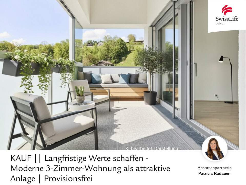 Langfristige Werte schaffen - Moderne 3-Zimmer-Wohnung als attraktive Anlage | Provisionsfrei