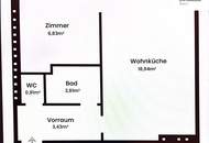 Klein, aber fein | Komplett sanierte 2-Zimmer-Wohnung | ca. 33 m²