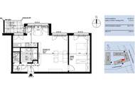 Geräumige 2-Zimmer Wohnung inkl. Einbauküche und Freifläche - ab sofort verfügbar!