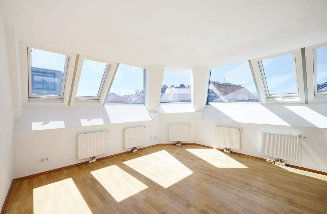 Zentral gelegen &amp; im Grünen – 2-Zimmer-DG beim Währinger Park