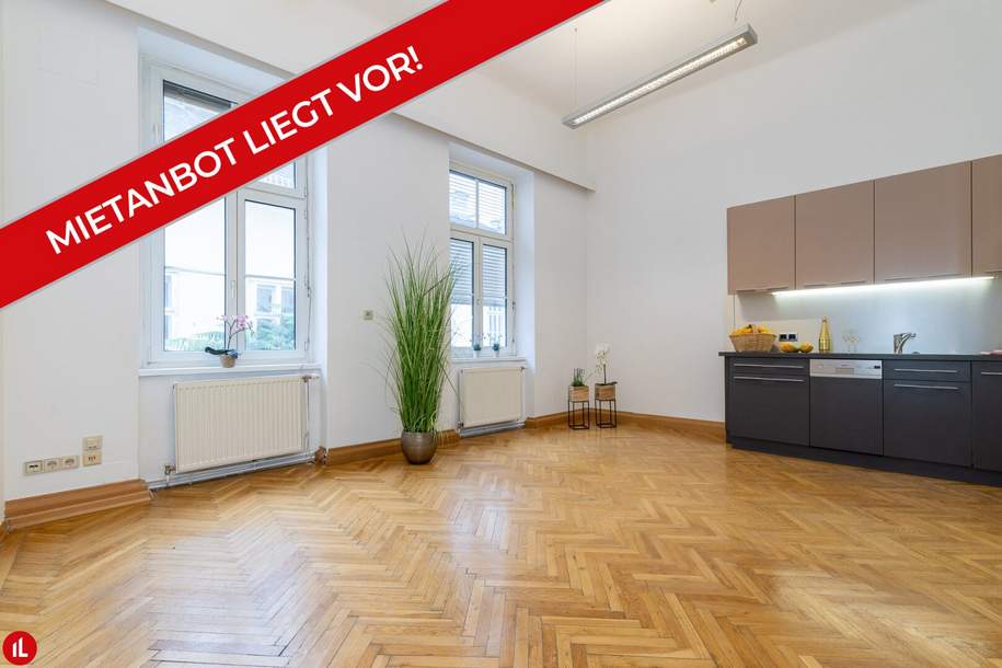 MIETANBOT LIEGT VOR! Ein Haus mit Geschichte | Stilvolles Büro direkt in der Fußgängerzone von Baden, Gewerbeobjekt-miete, 602,64,€, 2500 Baden