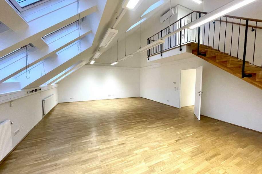 Charme trifft Weitblick: Ihr neues Büro-Loft im Herzen Wiens, unweit der Oper zu mieten, Gewerbeobjekt-miete, 5.849,30,€, 1010 Wien 1., Innere Stadt