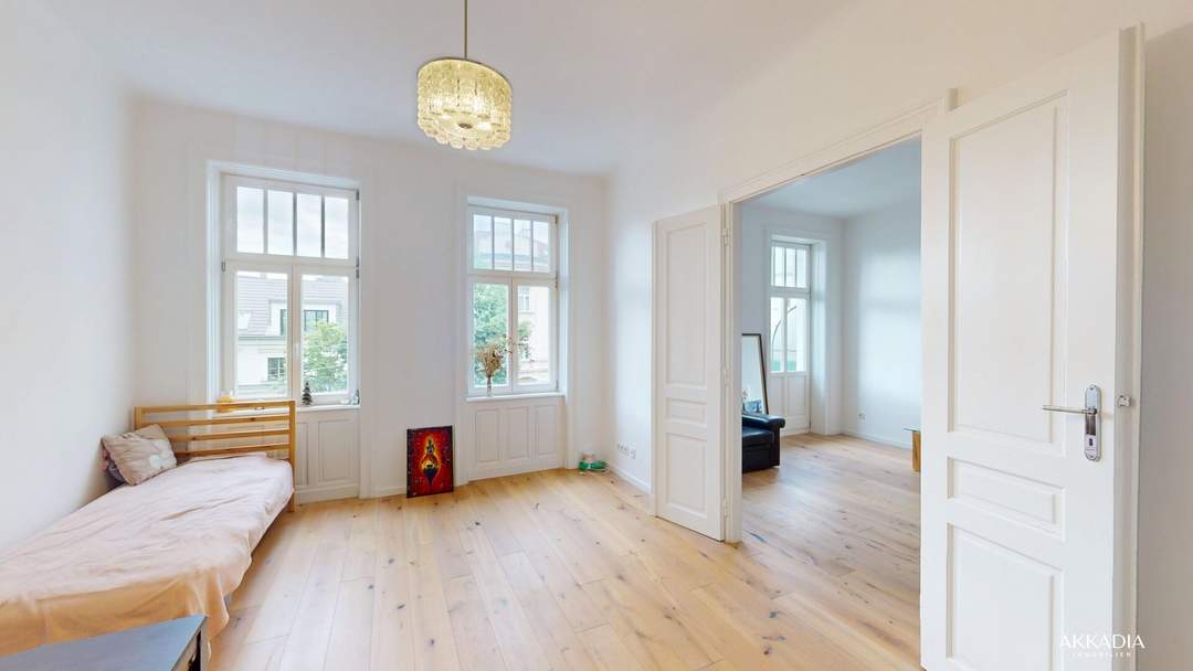 Charmante Altbauwohnung mit Balkon und Gartennutzung I Sievering I Saniert