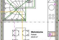 Stilvolle 3-Zimmer-Maisonettewohnung mit Loggia – Wohnen auf zwei Ebenen