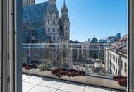 Einzigartiger Blick zum Stephansdom! Großzügige 3-Zimmer Terrassen-Penthousewohnung