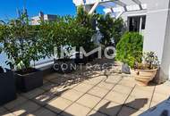 AUßERGEWÖHNLICHE DACHGESCHOSSWOHNUNG mit XL- Terrasse und XL Garagenplatz- Topzustand- Top Preis in 1130 Wien !