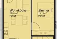 Top-moderne Neubauwohnung mit großer LOGGIA (5,54m²) nahe Akademiepark