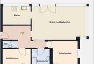 Einzigartige 3-Zimmer Dachgeschosswohnung mit atemberaubender Terrasse