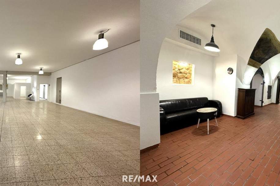 **Einzigartige Gewerbeimmobilie im historischen Gebäude, modern saniert, Top1, 243m² & Top2, 221m², flexibel zusammenlegbar, großzügige Parkflächen**, Gewerbeobjekt-miete, 4.002,71,€, 8712 Leoben