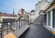 Moderne 4-Zimmer Maisonettewohnung mit Terrasse, Nähe Stephansplatz