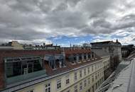 ERSTBEZUG! BOTSCHAFTSVIERTEL, klimatisiertes 91 m2 Dachgeschoss mit 33 m2 Terrasse, Wohnküche, 2 Zimmer, Salesianergasse