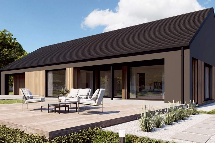 BUNGALOW DER SUPERLATIVE VON DAN-WOOD Exklusiv Überlegen Modern (Provisionsfrei), Haus-kauf, 451.600,€, 7540 Güssing