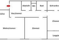 3-Zimmer-Wohnung mit Loggia in Ruhelage!
