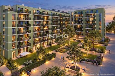 Abendsonne: Geräumiger Neubau-Erstbezug (Gemeinschaftsterrasse, Eventküche, Gäste-Lounge usw.), Wohnung-kauf, 309.000,€, 1230 Wien 23., Liesing