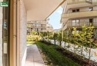 Ihr Garten zum Entspannen im grünen "Hirschfeld" - 3.Zimmer im Erdgeschoss mit Top-Ausstattung (Geothermie,..) - Provisionsfrei