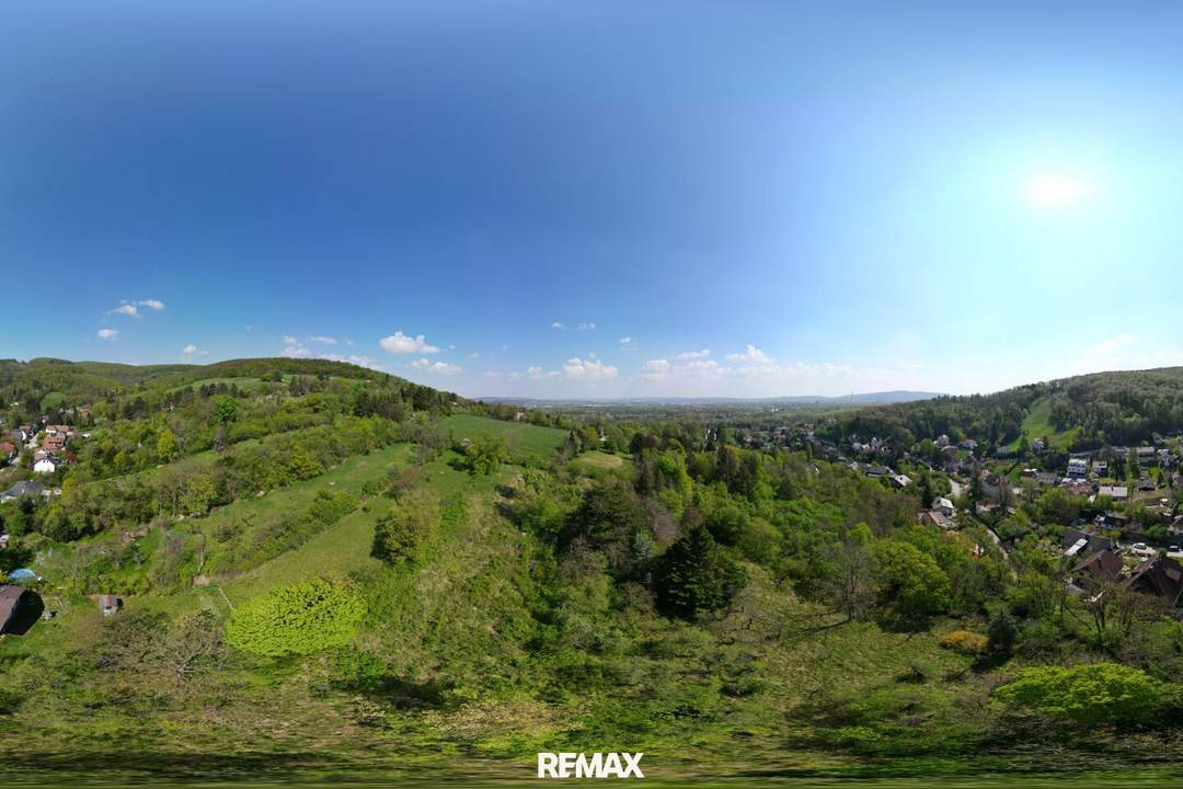 Großzügiges Baugrundstück in Bestlage von Klosterneuburg-Kritzendorf mit Berg-, Fern- und Grünblick!