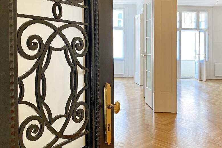 Unbefristete, stilvolle 4- Zimmer Altbauwohnung in der Siebensterngasse, Wohnung-miete, 2.549,71,€, 1070 Wien 7., Neubau