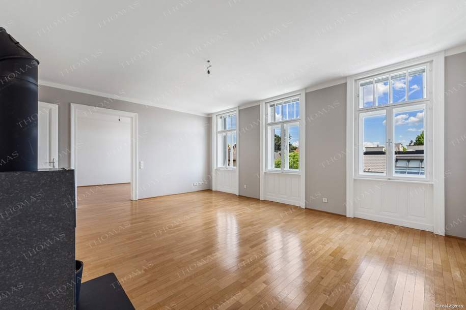 Traumhafte 4-Zimmer Etagenwohnung in generalsaniertem Altbau in absoluter Toplage, Wohnung-miete, 2.971,40,€, 1190 Wien 19., Döbling
