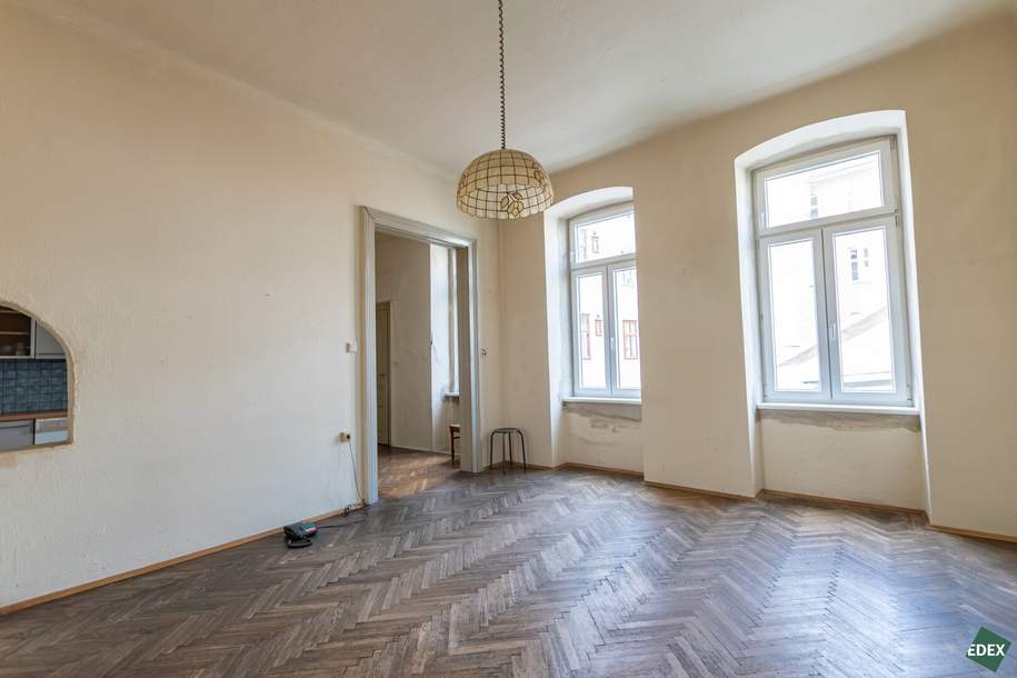 NEUER PREIS – Charmante Altbauwohnung mit Entwicklungspotenzial in Hernals, Wohnung-kauf, 219.000,€, 1170 Wien 17., Hernals