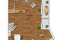 Loftartige Maisonette mit 2 Terrassen in Neulerchenfelder Straße