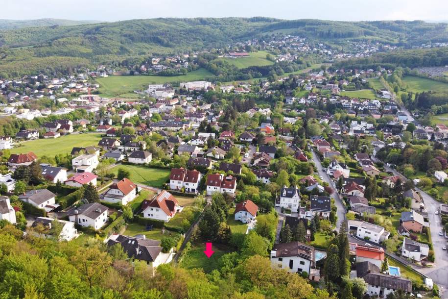 Zwei zentrumsnahe Baugrundstücke in ruhiger Waldrandlage, Grund und Boden-kauf, 690.000,€, 3003 Sankt Pölten(Land)