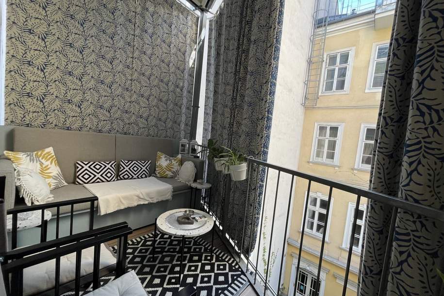 Stilvolle 2-Zimmerwohnung mit Balkon - Wohnglück im Herzen von Mariahilf!, Wohnung-kauf, 440.000,€, 1060 Wien 6., Mariahilf